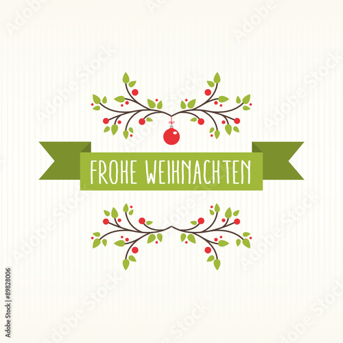Weihnachtlicher Hintergrund mit Schriftzug
