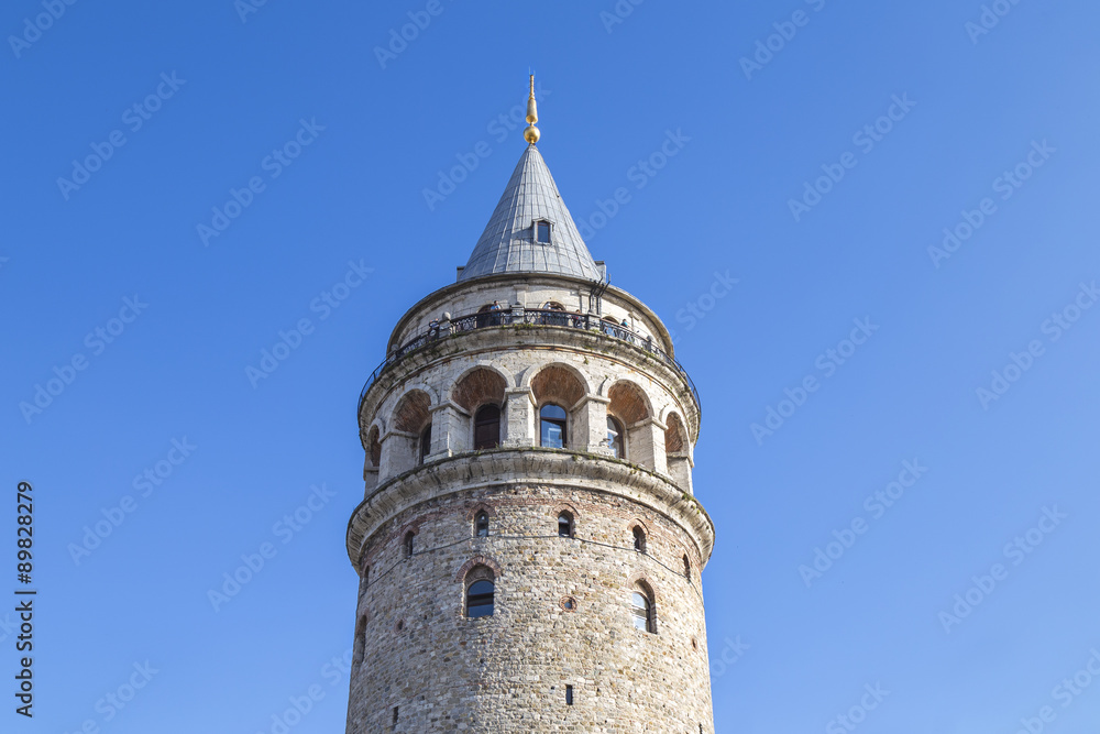 Istanbul cityscape in Turkey with Galata Tower