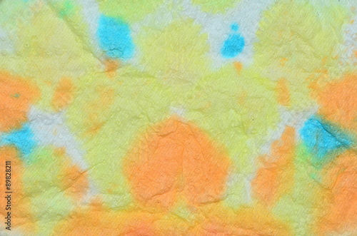 Colorful stained paper,Colorful stained tissues