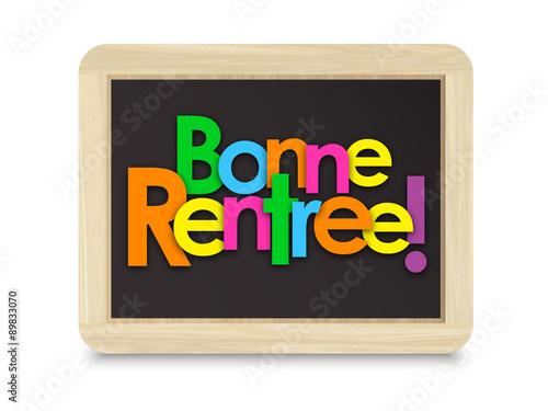 Icône Vecteur sur Ardoise "BONNE RENTREE"