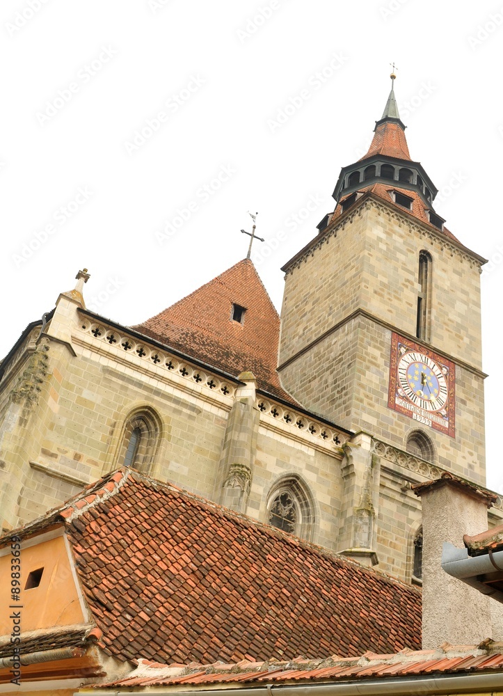 Medieval architecture of the Black Church in Brasov, Romania