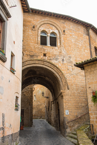Fototapeta Naklejka Na Ścianę i Meble -  Orvieto still keeps a medieval town's atmosphere  中世の雰囲気を残すオルヴィエート
