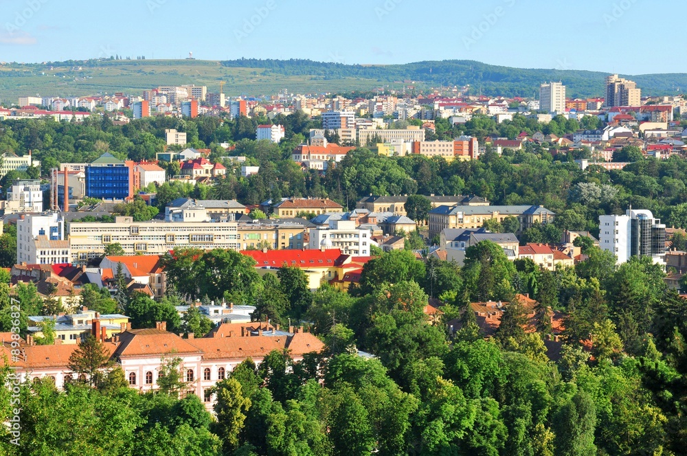 Aerial view of Cluj Napoca, Romania