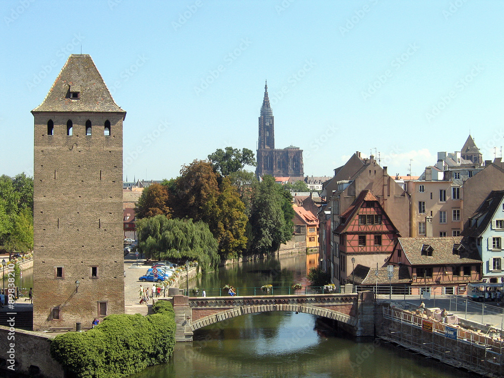 Blick auf Straßburg