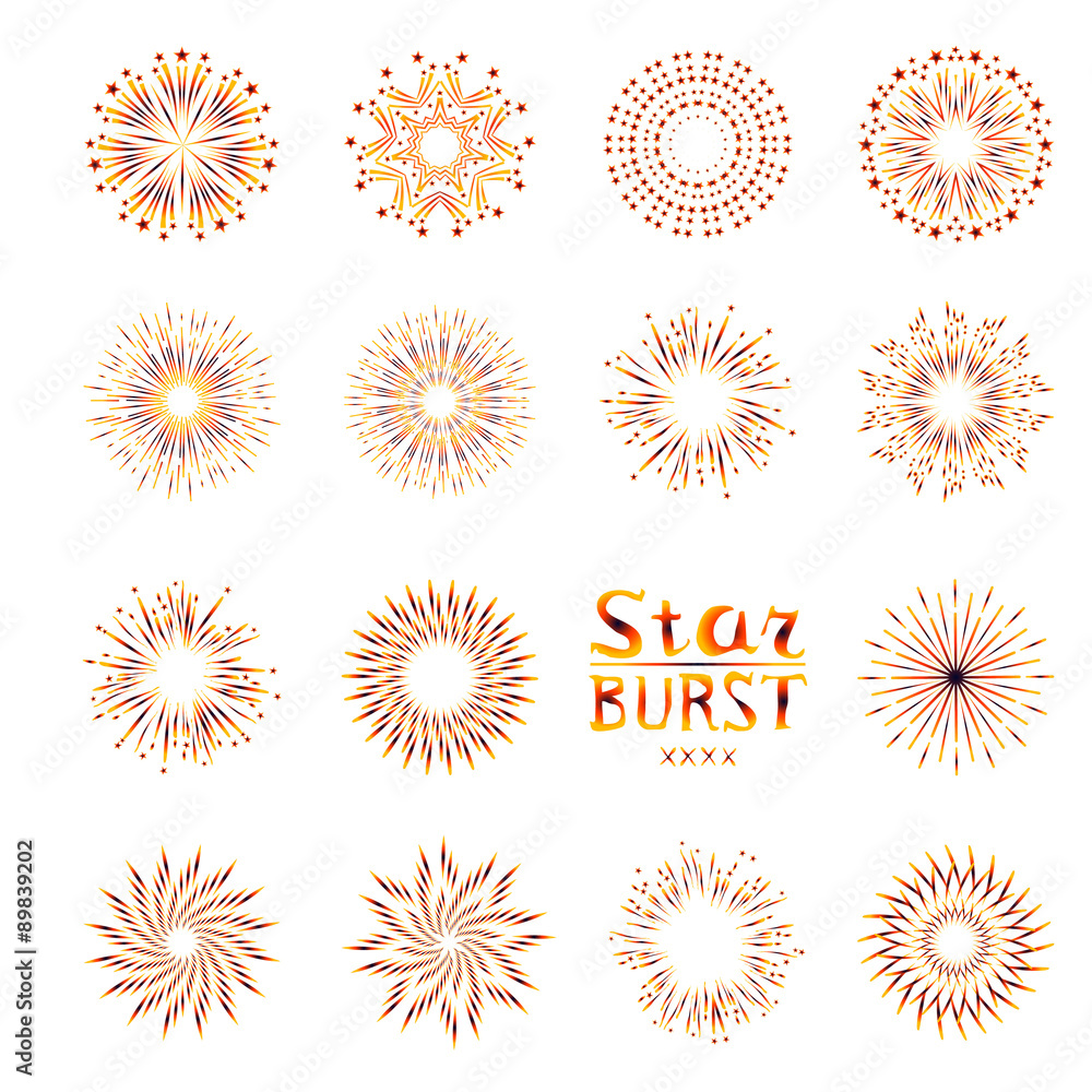 Background design with abstract fireworks and salute. Background design with abstract fireworks and salute.