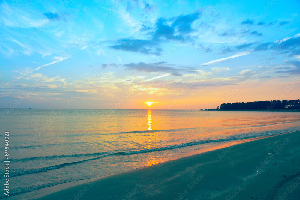 Obraz premium 黄昏の日本海