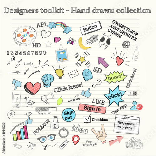 Designers toolkit - Hand drawn collection