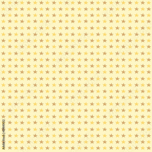 Seamless pattern with yellow stars on yellow background