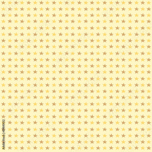 Seamless pattern with yellow stars on yellow background