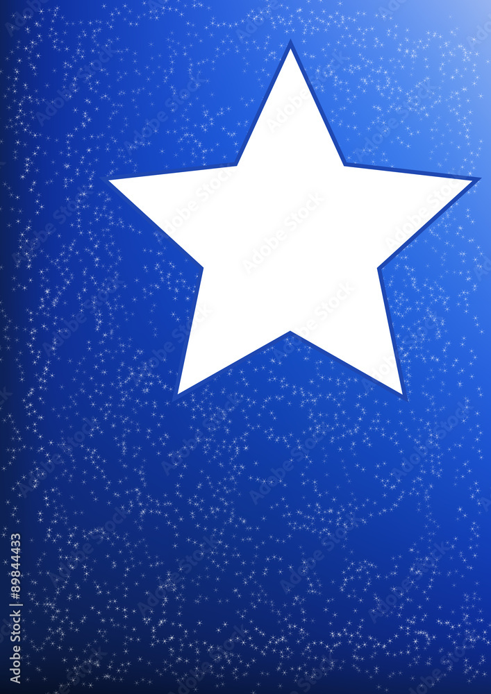 Obraz premium Sfondo stella