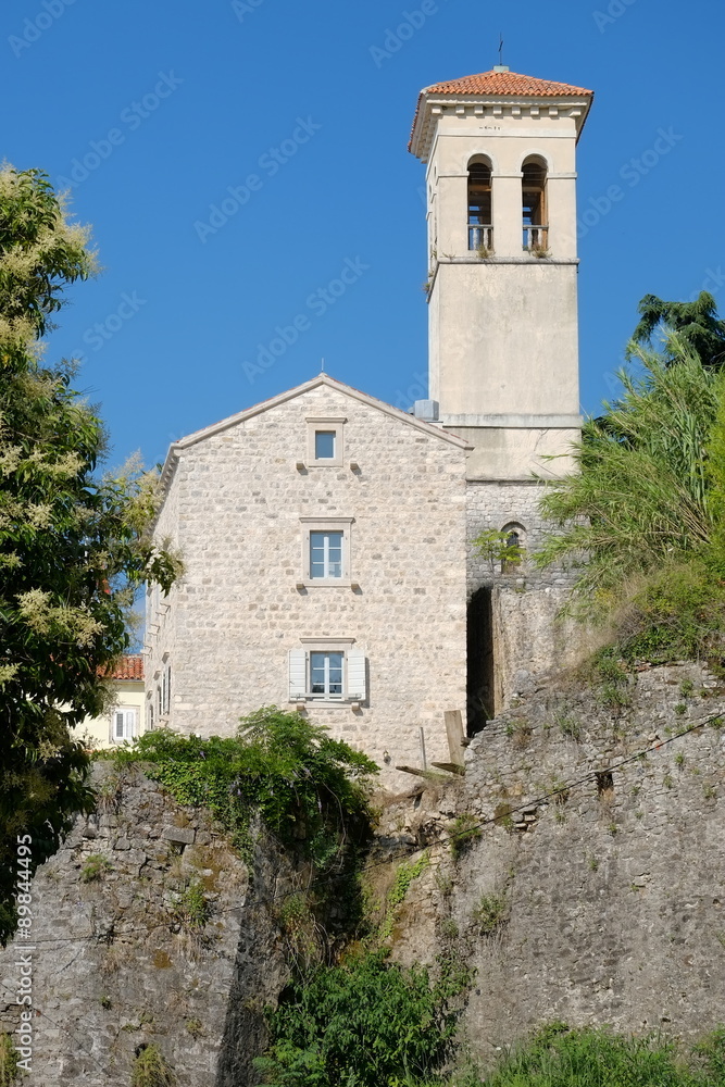 Belltower In Herceg Novi, Montenegro