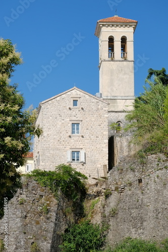 Belltower In Herceg Novi, Montenegro photo