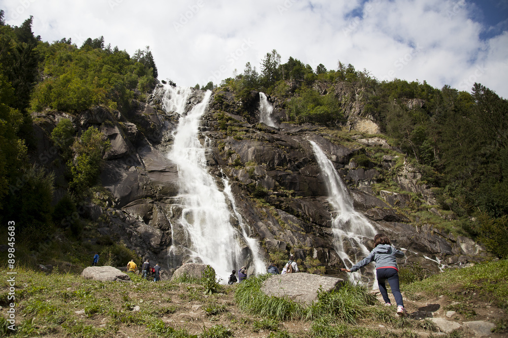 cascate nardis, val di genova