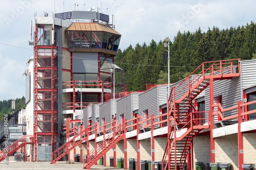 Принти на полотні Spa race circuit control tower