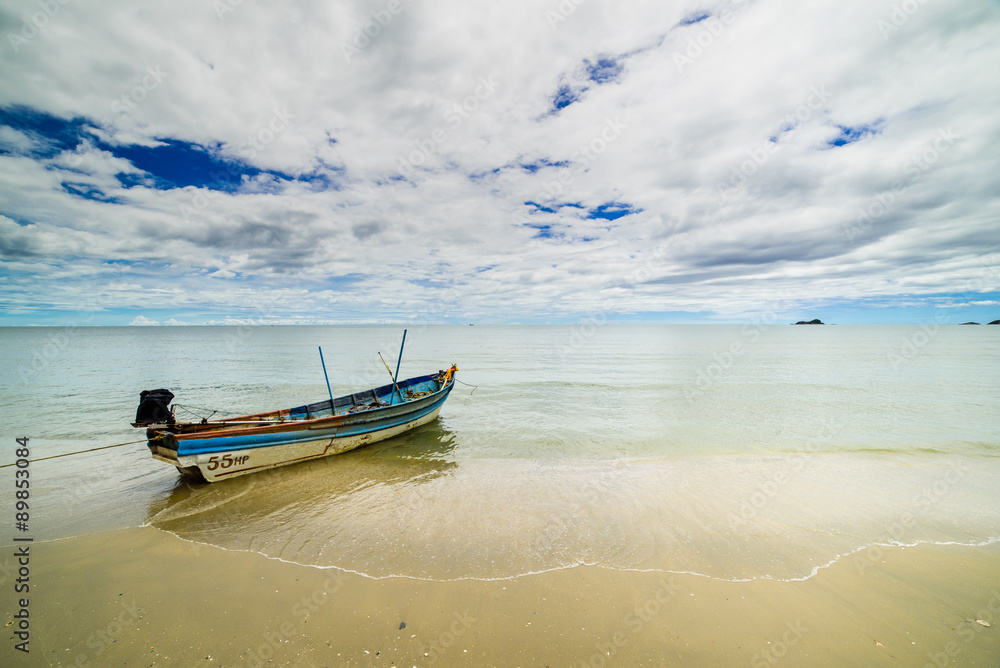 Boat and sea