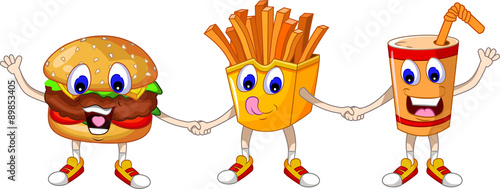 fast food cartoon for you design