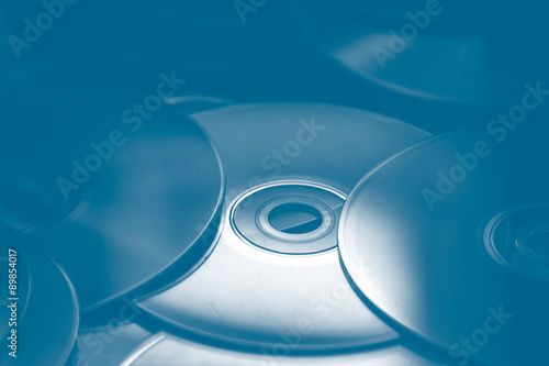 Close-up Compact discs photo
