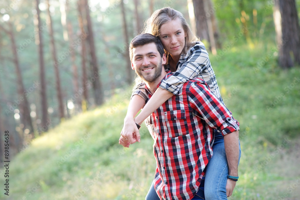 Fototapeta premium Cute couple