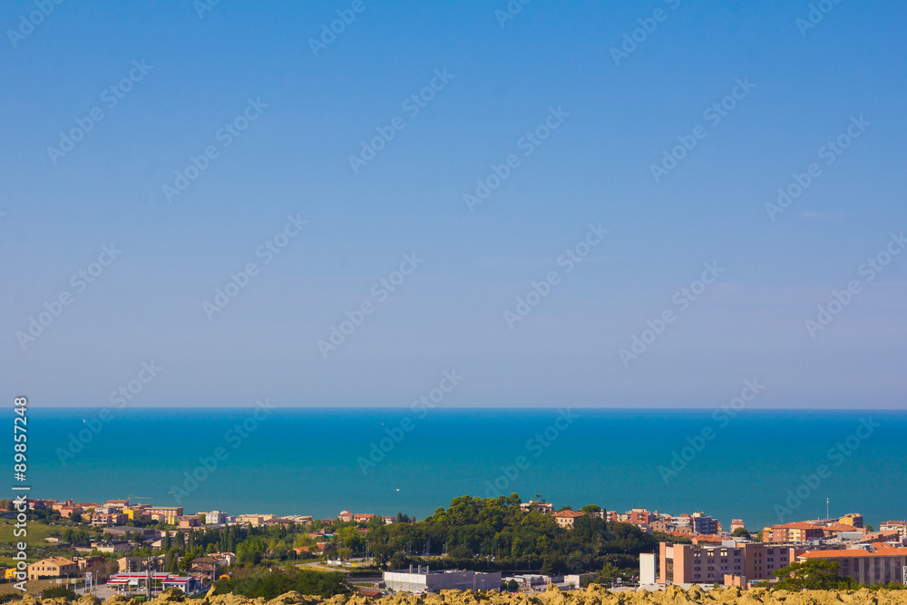 Foto panoramica di Ancona, Marche