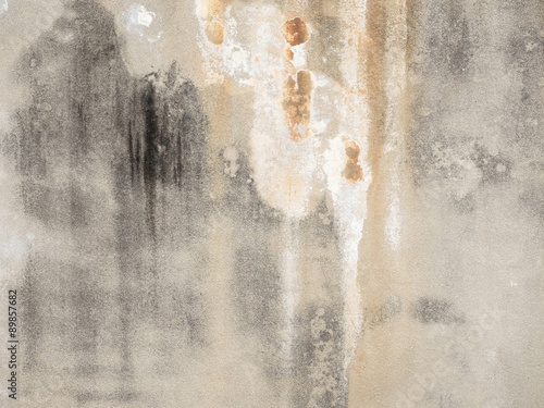 Old stained concrete wall