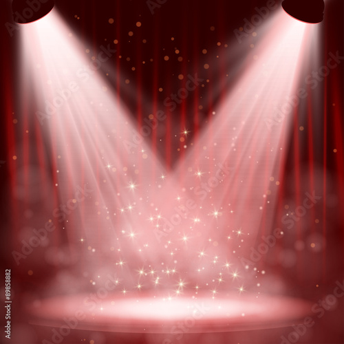 spotlight effect scene background