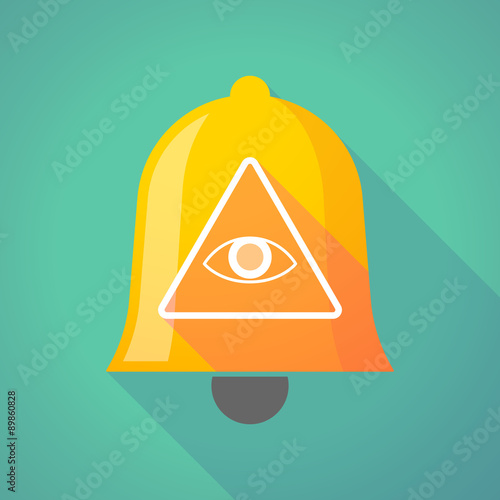 Bell icon with an all seeing eye