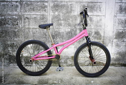 bmx flatland bike pink color