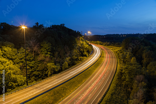 Bendy Highway at Night