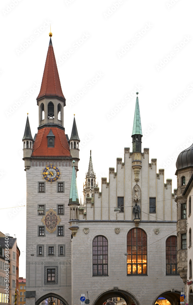 Fototapeta premium Old townhouse in Munich. Germany