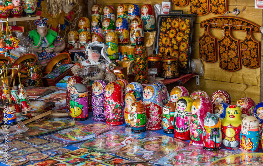 Fototapeta premium Russian souvenirs