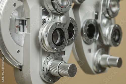 Canvastavla Phoropter optical device for measuring the vision of human eye