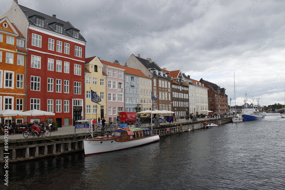 Canal Nyhavn à Copenhague, Danemark