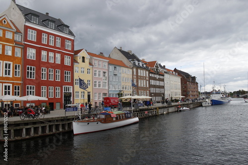 Canal Nyhavn à Copenhague, Danemark