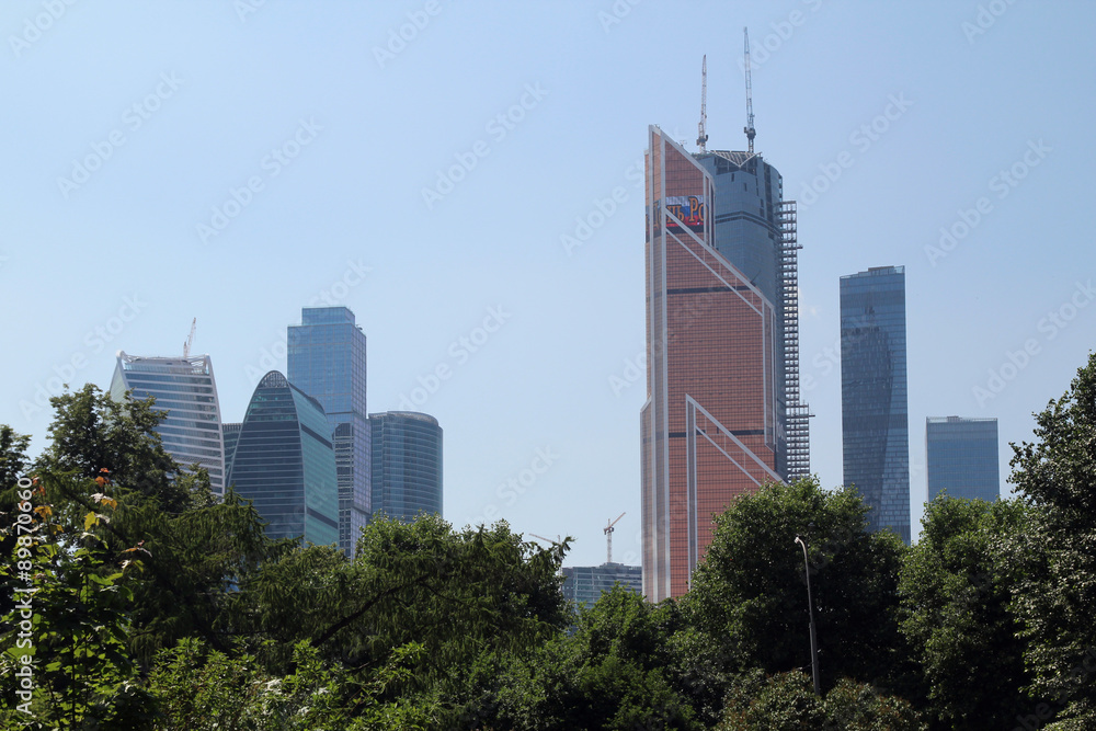 Moscow City business center, Russia Moscow City business center, Russia
