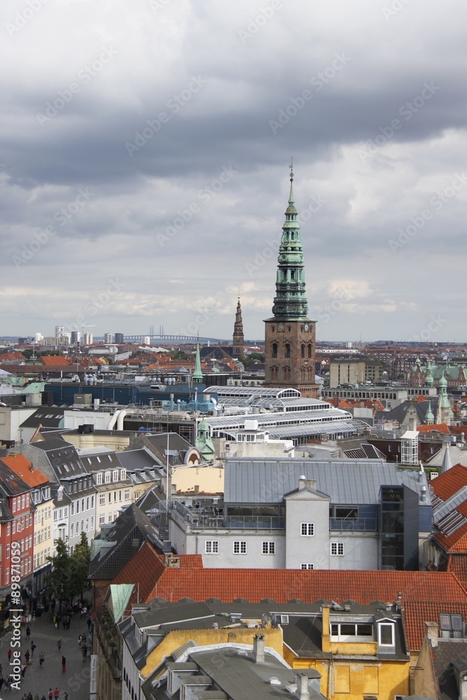 Panorama de Copenhague, Danemark