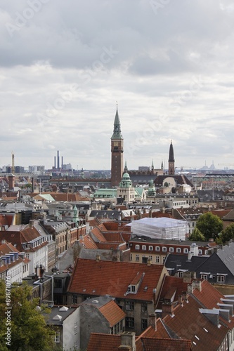 Panorama de Copenhague, Danemark