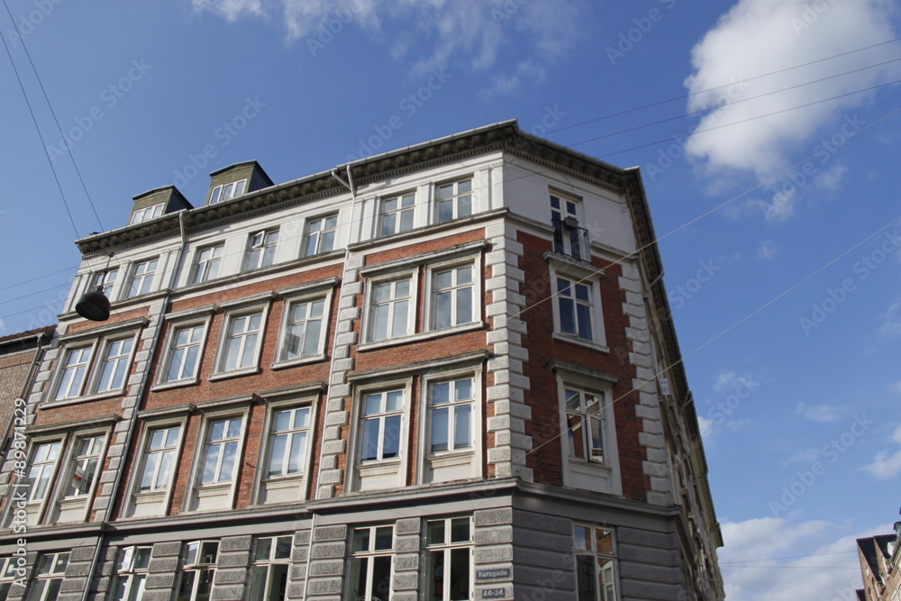 Immeuble à Copenhague, Danemark