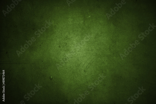 Dark grunge green concrete wall texture background