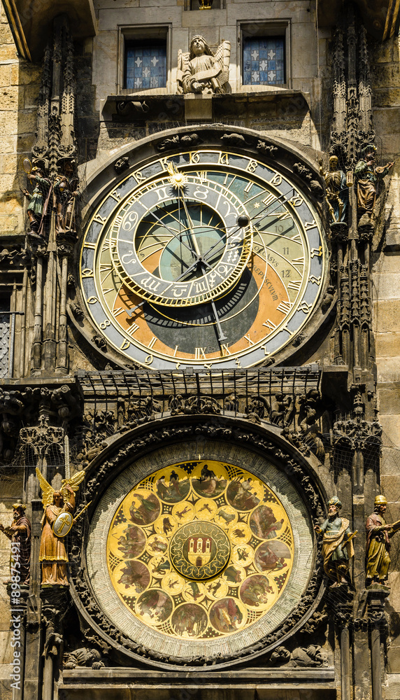 Astronomical Clock. Prague. Czech Republic. Europe .
