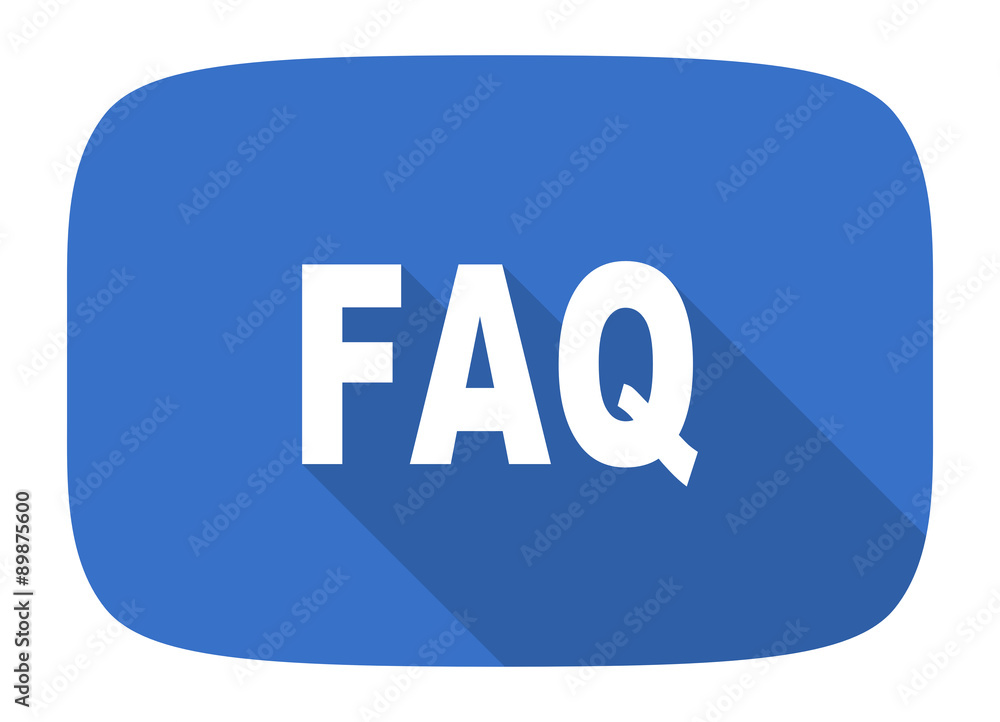faq flat design modern icon faq flat design modern icon