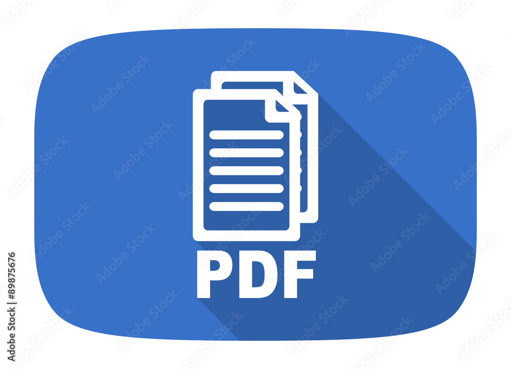 pdf flat design modern icon, pdf flat design modern icon,