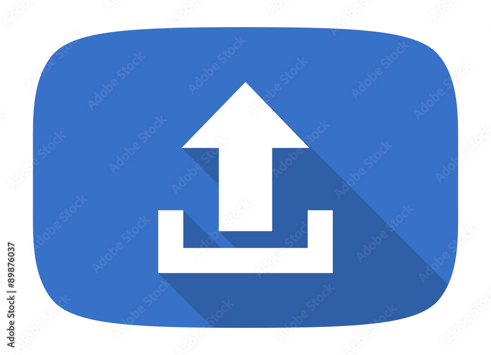 upload flat design modern icon