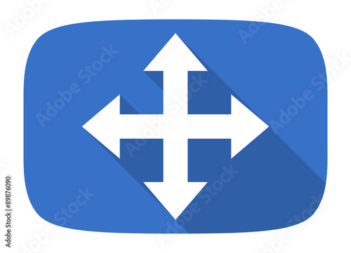 arrow flat design modern icon