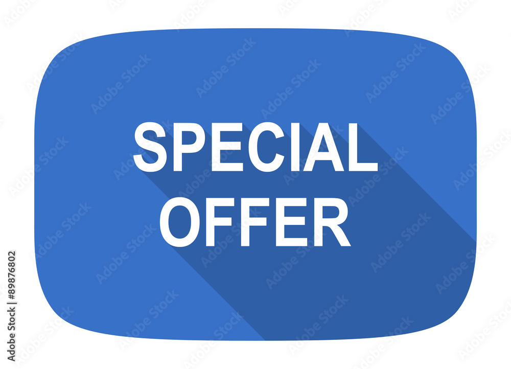 special offer flat design modern icon special offer flat design modern icon
