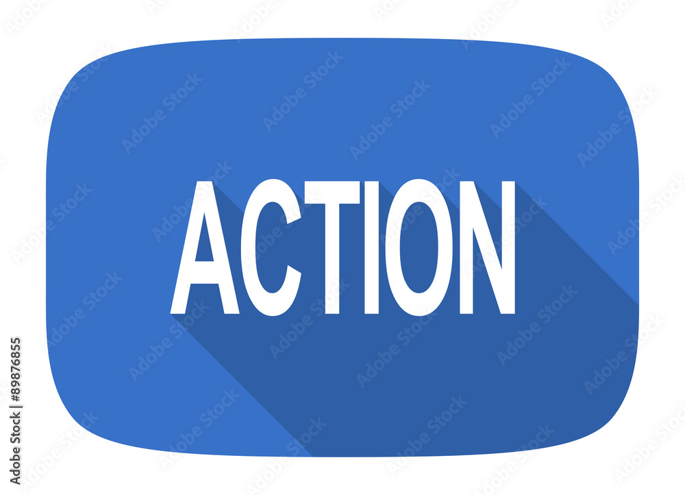 action flat design modern icon action flat design modern icon