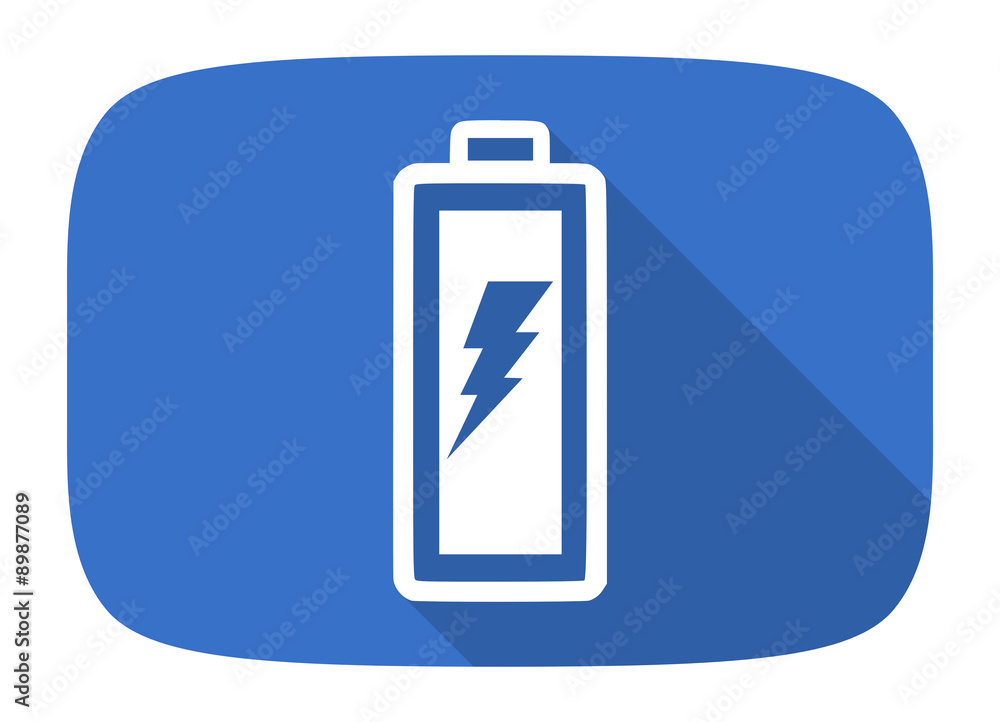 battery flat design modern icon battery flat design modern icon
