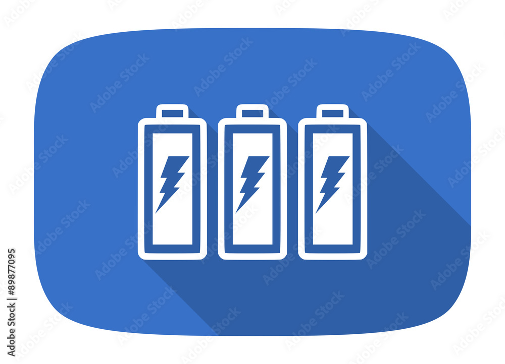 battery flat design modern icon battery flat design modern icon