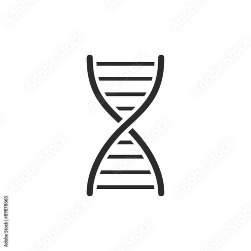 DNA, modern flat icon