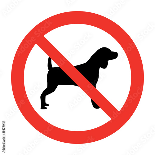 dog not allowed