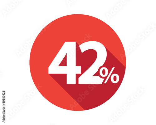 Free Download 42 percent discount sale red circle - GFXLoad